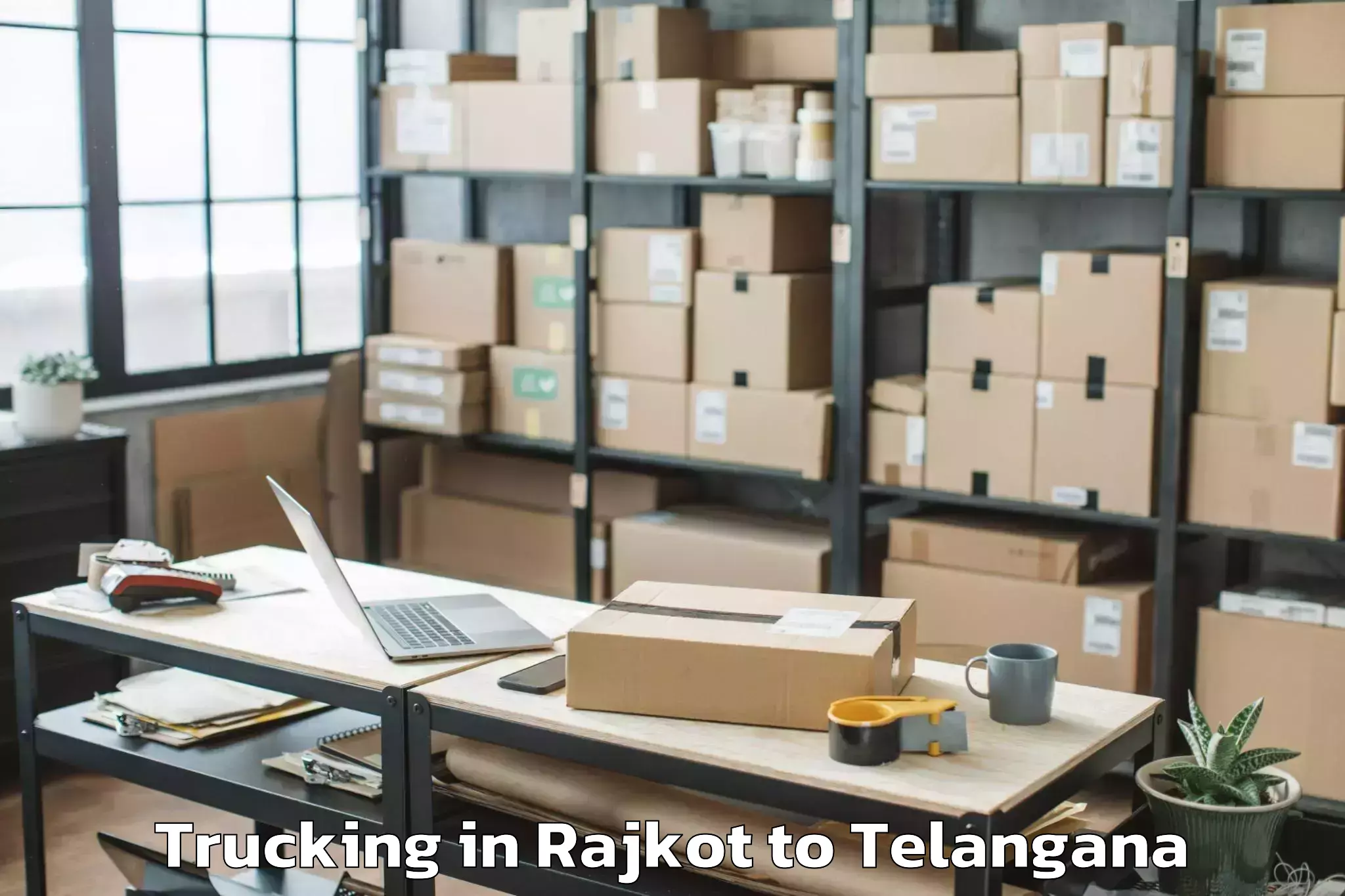 Book Rajkot to Eligedu Trucking